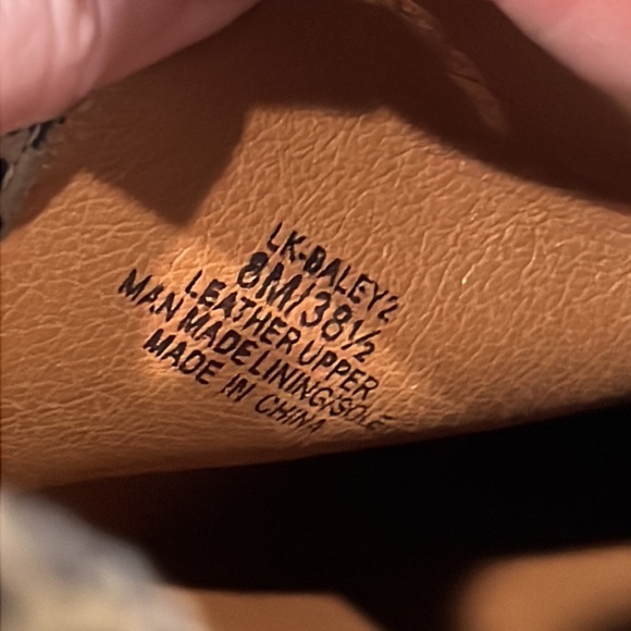 Lucky Brand leopard cheetah ankle boots size 8M 38 1/2. Leather Upper - Picture 5 of 7